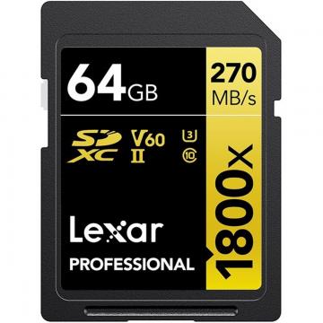Lexar Professional SDXC 64GB BL 1800X UHS-II...