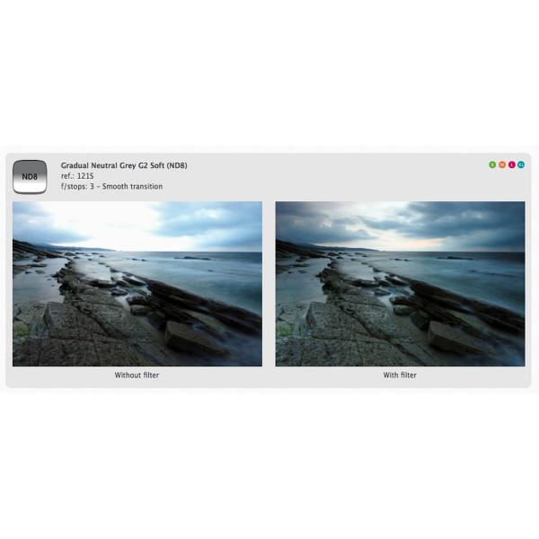 Cokin Filter P121S Neutral Grey G2-soft (ND8) (0.9)