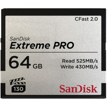 Sandisk CFast Extreme Pro 2.0 64GB VPG 130 525MB/s