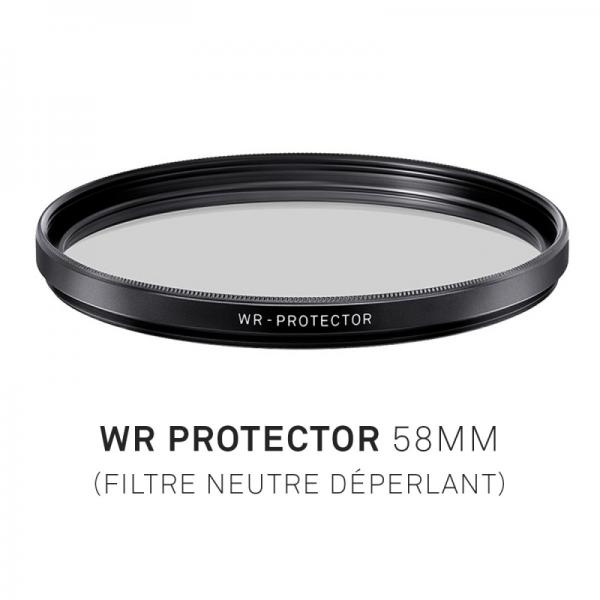 Sigma Filtre neutre déperlant Protector WR 58mm