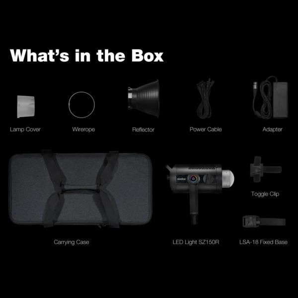 Godox SZ150R RGB Bi-color Zoomable LED