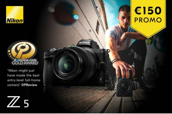 Nikon: 150€ de remise à l'achat d'un Z5
