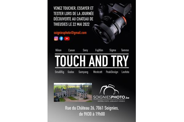 Journée TOUCH AND TRY - SoigniesPhoto MAI 2022