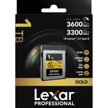 LEXAR CFexpress Pro Type B Gold 4.0 Series 1TB...