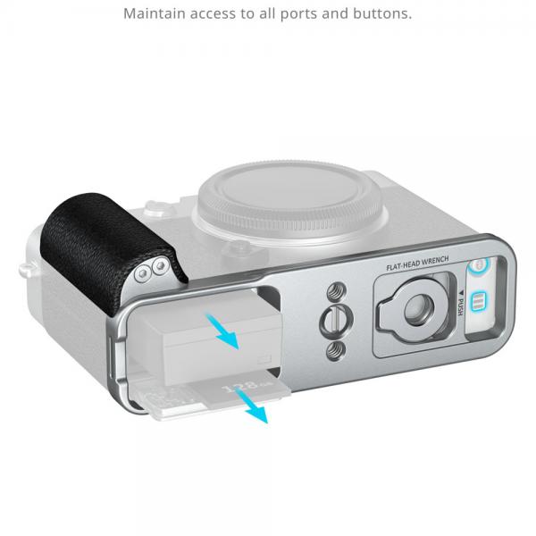 SmallRig 5447 Grip Pour Fujifilm X-E5 (Silver)