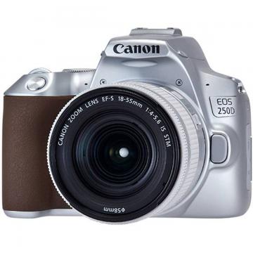 Canon EOS 250D Silver  + 18-55mm STM