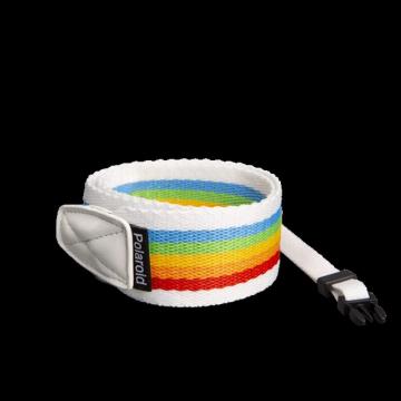 Plaroid Camera Strap Flat - Rainbow Grey