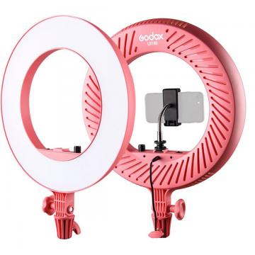 Godox LR180 LED Ring Light Pink