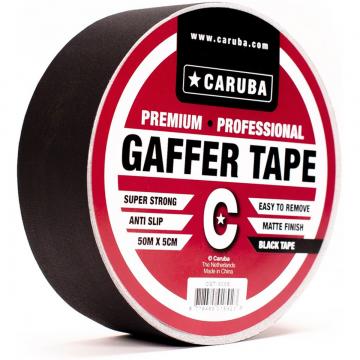 Gaffer Tape 50m x 5cm Zwart - Caruba