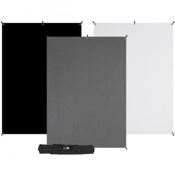 Westcott X-Drop 3-Pack Backdrop Kit (5' x 7')