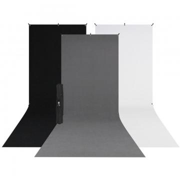 Westcott X-Drop 3-Pack Sweep Backdrop Kit (5' x...