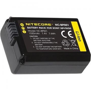 Nirecore NC-BP001 Battery (Sony NP-FW50) 1030mAh