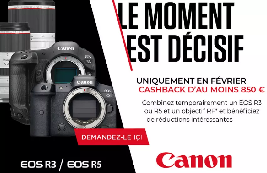 CANON Cashback EOS R3 EOS R5 + Objectif