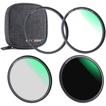 K&F Concept Magnetic Lensfilter-Kit CPL-ND-UV...