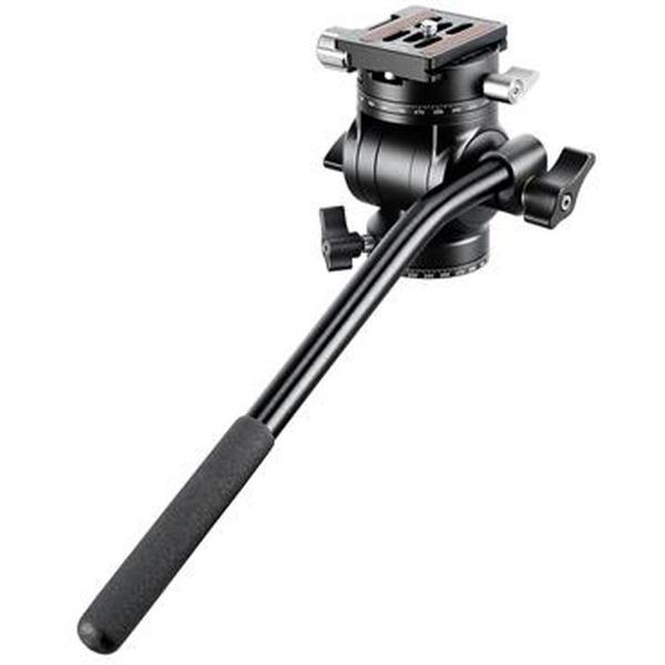 Leofoto Tête vidéo fluide compacte BV-1R avec double plaque panoramique