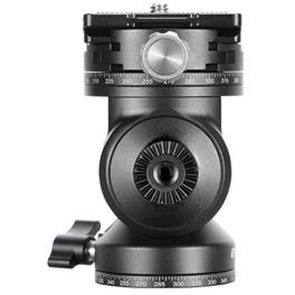 Leofoto Tête vidéo fluide compacte BV-1R avec double plaque panoramique