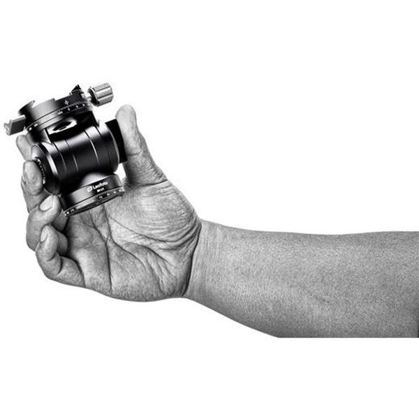 Leofoto Tête vidéo fluide compacte BV-1R avec double plaque panoramique