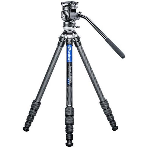 Leofoto Tête vidéo fluide compacte BV-1R avec double plaque panoramique
