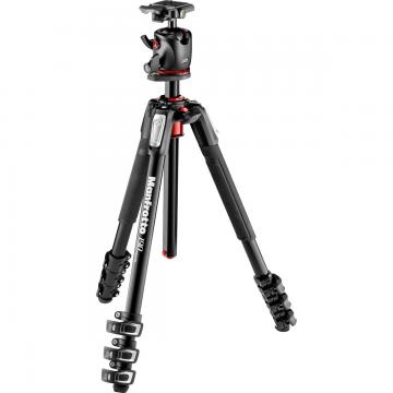 Manfrotto 190 alu 4 sect. kit ball head -...